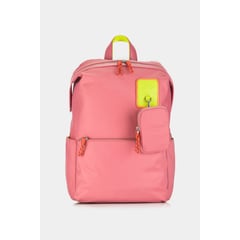 VELEZ - Mochila Fly Up de lona x cuero para mujer urban