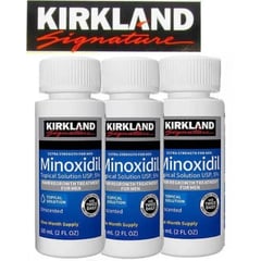 KIRKLAND - Minoxidil Liquido pack 3 unidades NUEVA PRESENTACION