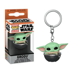 FUNKO - Pop Keychain Star Wars - Baby Yoda Grogu - Llavero