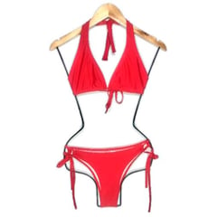 GENERICO - Bikini Licra UV Clasico Rojo GL-18