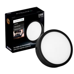 EVOLITE - Plafon Led Slim 24w luz dia borde negro