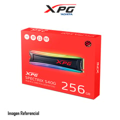 XPG - SSD S40G RGB 256GB M.2 PCIE NVME 1.3 P/N: AS40G-256GT-C