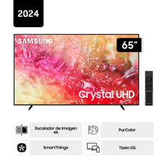 Televisor 65 Pulg. Crystal Smart TV Tizen UHD 4K UN65DU7000GXPE