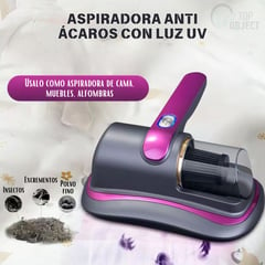 GENERICO - ASPIRADORA ANTI ÁCAROS CON LUZ UV INALAMBRICA