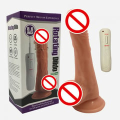 GENERICO - Rotating Dildo Vibrador Rotativo Control Remoto con Control