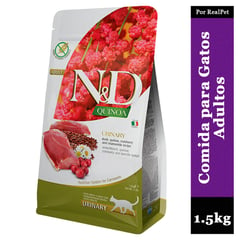 N&D - Comida Gato Problema Urinario Urinary Pato Quinua 1.5 kg