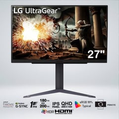 LG - MONITOR GAMER 27GS75Q ULTRAGEAR QHD 27 " IPS 200HZ 1MS HDR10