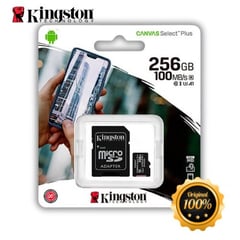 KINGSTON - Tarjeta Memoria Micro SD Canvas Select Plus de 256GB