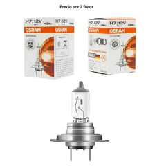 OSRAM - Foco H7 2 Unidades Halógeno 12V 55W PX26d