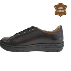 CONCEPTO CALZADO Y COMPANIA - Zapatillas Mujer DENIS - Cuero, Concepto, Negro