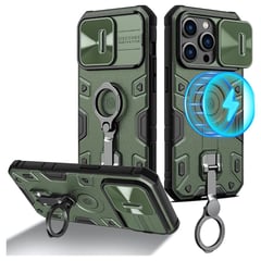 Funda Armor verde Antigolpes para iPhone 14 Plus