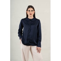 FASSINE - Blusa Manga Larga Casual Mujer