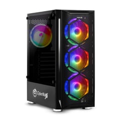 CYBERTEL - CASE GAMER RGB CYBERMAX STRIKER BLACK