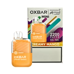 VAPE - OXBAR MINI 2200 - CREAMY MANGO.