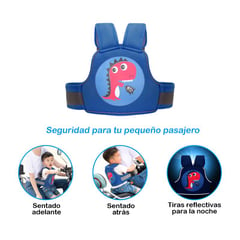 KIDS - Arnés de Seguridad para Niños AZUL Viaja con Protección