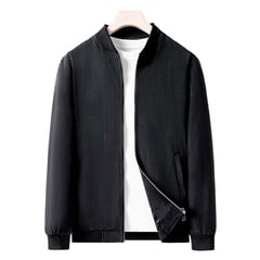 KNOWMLAB - Chaqueta Casual Hombre Negro