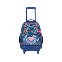 XTREM - Mochila Con Ruedas Cross 2.0 4XT Blue Hearts