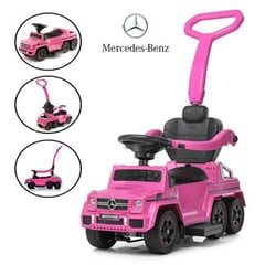 MERCEDES BENZ - Correpasillo a Batería 2 en 1 para Niños »AMG SIX» Pink