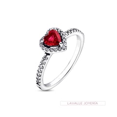 OEM - Anillo de Plata 950 Corazón Lavalle Joyeria