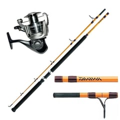 GENERICO - Combo De Pescar Caña De 2.70 M Daiwa Con Carrete Okuma 5500