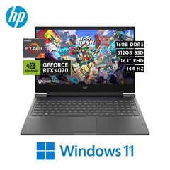 HP - Laptop Victus Gaming 16-S1023DX - Ryzen 7 8845HS 16GB 512GB RTX 4070 8GB 16.1″ FHD 144Hz W11