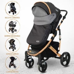 BABY KITS - Coche Deportivo Moises GOLD GRAY