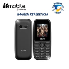 BMOBILE - Teléfono Movil AZUMI L6Z 2G Dual SIM Radio FM - Color Negro