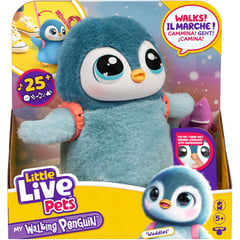 LITTLE LIVE PETS - Pingüino interactivo suave y tierno camina baila y aletea