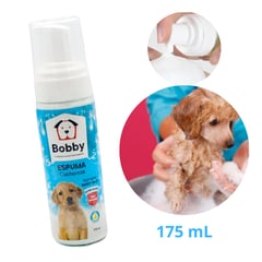 BOBBY - ESPUMA BAÑO SECO PERRO CACHORRO x 175 mL