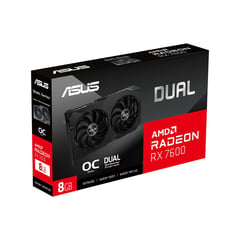 Tarjeta de video Radeon RX 7600 8GB GDDR6 Dual-RX7600-O8G-V2