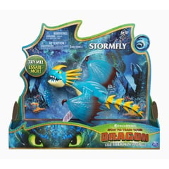 SPINMASTER - Figura Stormfly con Luz y Sonido Como Entrenar a tu Dragón