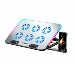 IDOCK - - Cooler N8 Quantum RGB con 7 Niveles y 6 Ventiladores