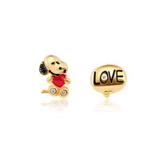 CRISLU - Aretes LOVE de Snoopy