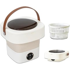 IMPORTADO - Mini Lavadora Portatil 3 en 1 Marca BOMA -LAVANDA- Beige