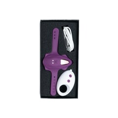 GENERICO - Vibrador Bragas Portatil 10 velocidades a Control remoto - Morado