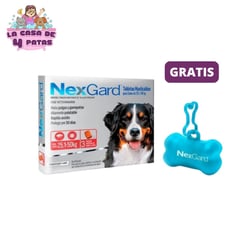 NEXGARD - Antipulgas para Perros de 25.1 a 50 kg x 3 tabletas