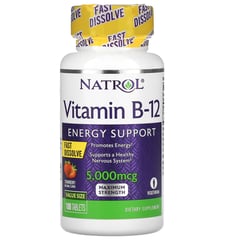 VITAMINA - Natrol b12 5000 mcg 100 tabletas