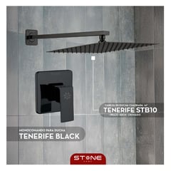 STONE - COMBO DUCHA TENERIFE STB10 + MEZCLADORA BLACK