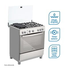 COLDEX - COCINA A GAS 5 HORNILLAS CX741 VIENE CON GRILL