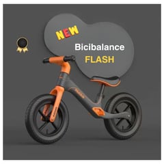 GENERICO - Bicicleta Premium Balance Flash Para Niños Color Negro