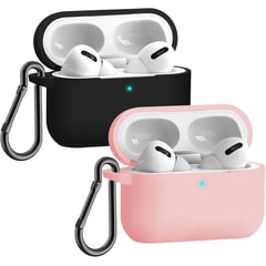 GENERICO - 02 Fundas para Audífonos Airpods PRO / PRO 2 Protector de Silicona