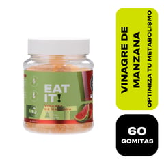 EAT IT SHAKE IT DRINK IT - EAT IT! VINAGRE DE MANZANA 60 GOMITAS