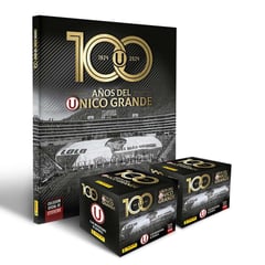 PANINI - Centenario Universitario de Deportes, 1 álbum tapa DURA + 2 cajas (100 sobres)