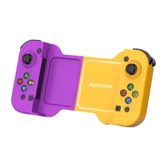 GENERICO - Gamepad BSP D5 Mando Celular Android iOs Multiplataforma Lila Amarillo