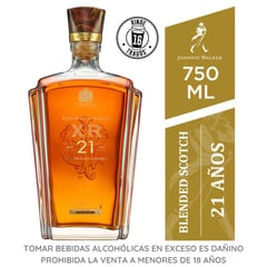 JOHNNIE WALKER - Whisky XR 21 años Bot. *750ml.