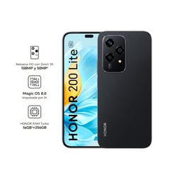 HONOR - 200 Lite 8GB+256GB negro