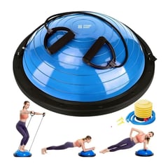 XTREME SPORT - Balon Bosu + Ligas soporte 150kg Pelota de Equilibrio