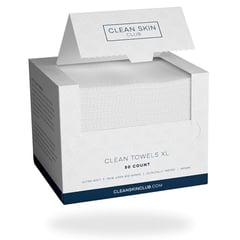 GENERICO - Toalla Facial Biodegradable - Clean Skin Club caja x 50 und.