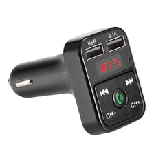 GENERICO - Transmisor Fm Bluetooth Reproductor Música Cargador Celular