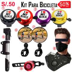 GENERICO - Pack de 9 Productos para Ciclista.